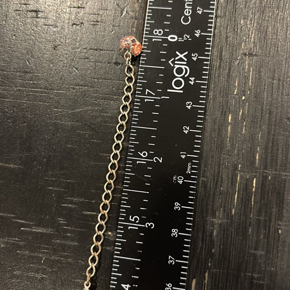 Gemstone Sunstone Chip-Bead Boho Toggle Closure N… - image 6